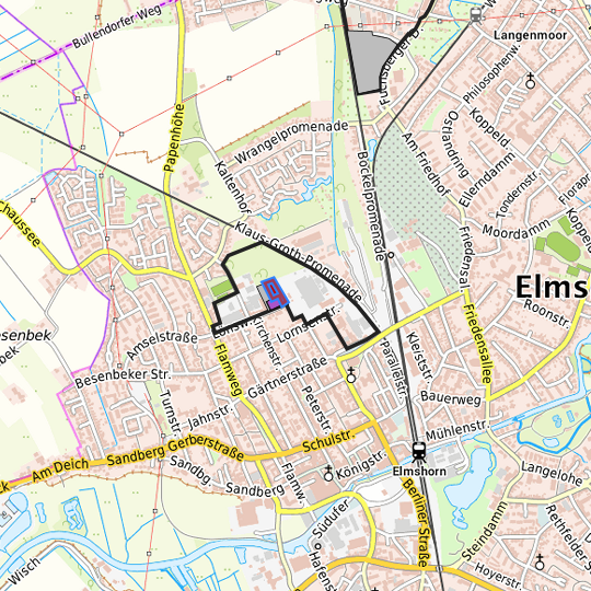 Detaildarstellung der gesuchten Gewerbefläche
