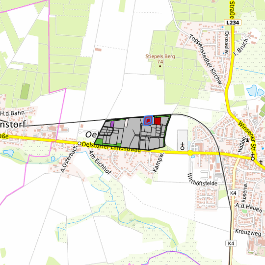Detaildarstellung der gesuchten Gewerbefläche