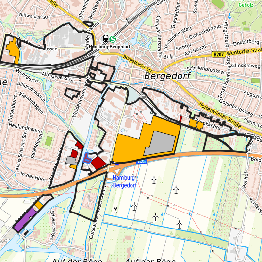 Detaildarstellung der gesuchten Gewerbefläche