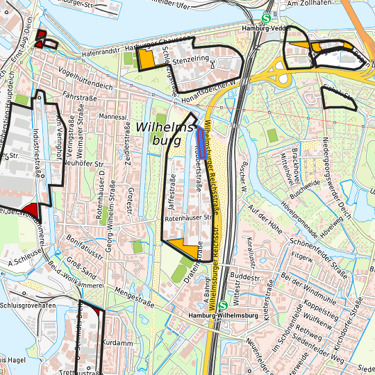 Detaildarstellung der gesuchten Gewerbefläche