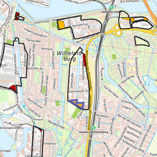 Detaildarstellung der gesuchten Gewerbefläche