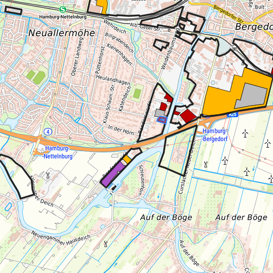 Detaildarstellung der gesuchten Gewerbefläche