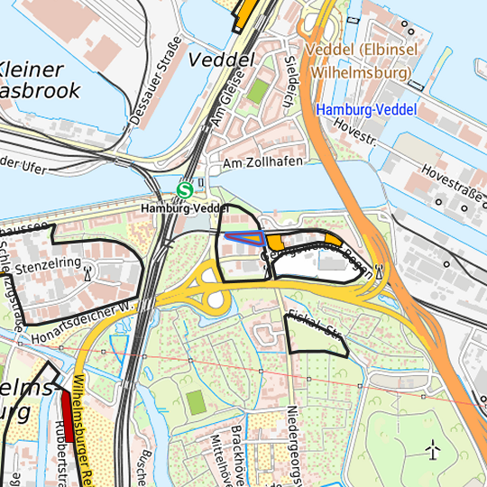 Detaildarstellung der gesuchten Gewerbefläche