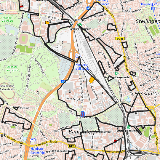 Detaildarstellung der gesuchten Gewerbefläche