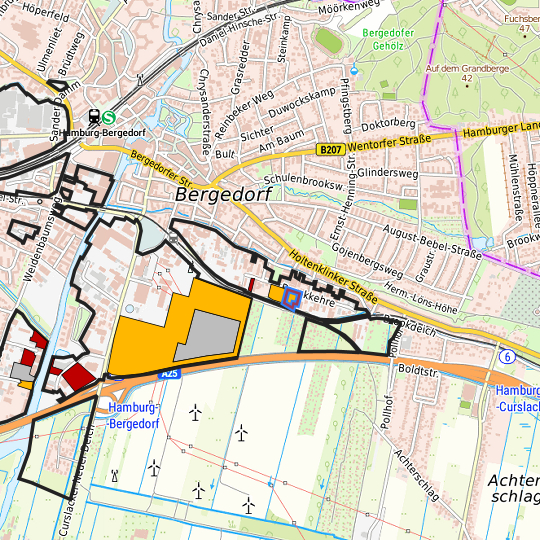 Detaildarstellung der gesuchten Gewerbefläche