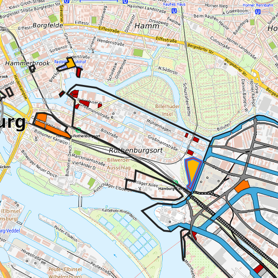 Detaildarstellung der gesuchten Gewerbefläche