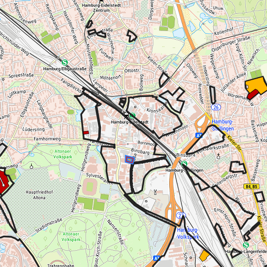 Detaildarstellung der gesuchten Gewerbefläche