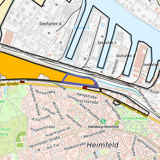 Detaildarstellung der gesuchten Gewerbefläche