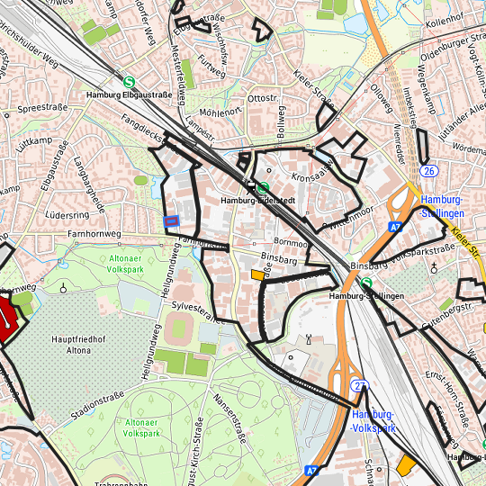 Detaildarstellung der gesuchten Gewerbefläche