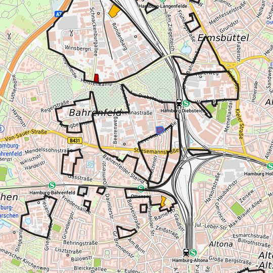 Detailed view of the requested site