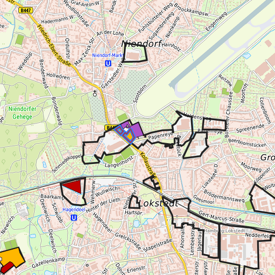 Detaildarstellung der gesuchten Gewerbefläche