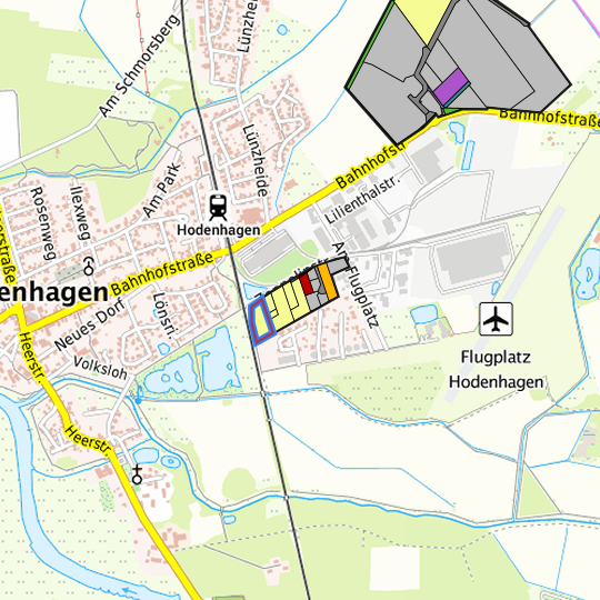 Detaildarstellung der gesuchten Gewerbefläche
