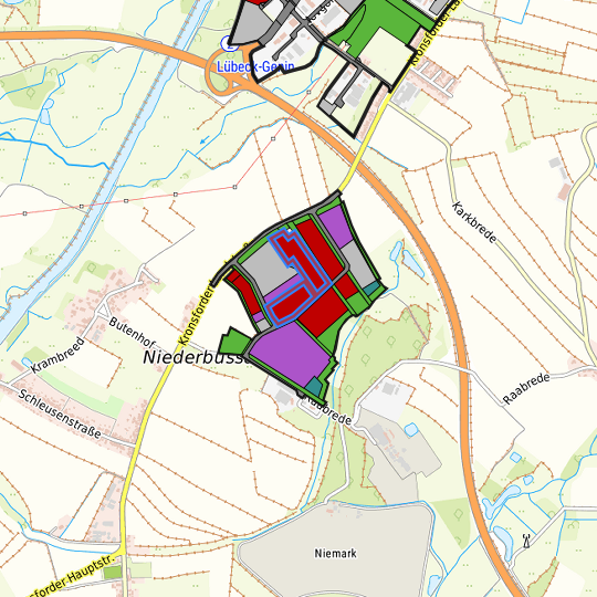 Detaildarstellung der gesuchten Gewerbefläche