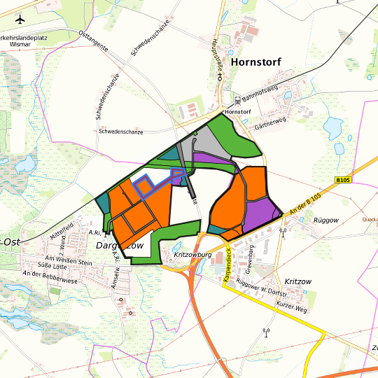 Detaildarstellung der gesuchten Gewerbefläche