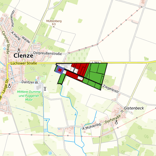 Detaildarstellung der gesuchten Gewerbefläche