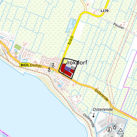 Detaildarstellung der gesuchten Gewerbefläche