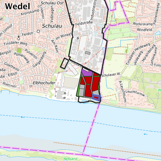 Detaildarstellung der gesuchten Gewerbefläche
