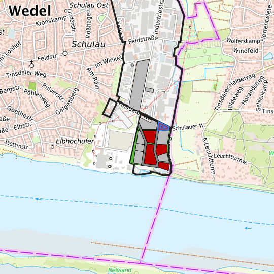 Detaildarstellung der gesuchten Gewerbefläche