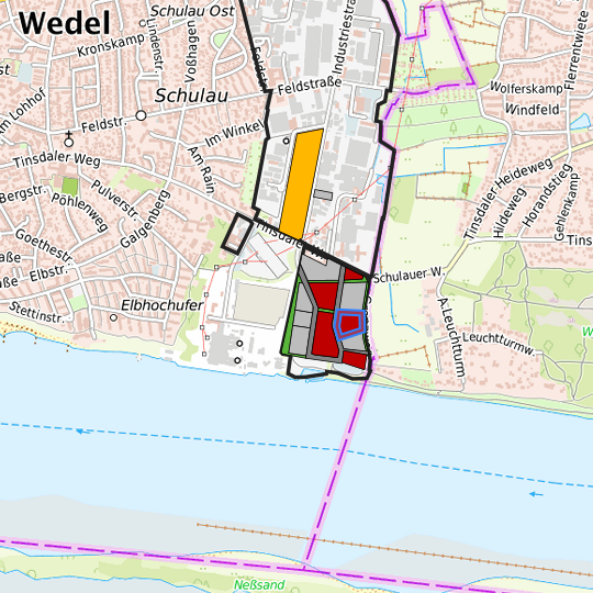 Detaildarstellung der gesuchten Gewerbefläche