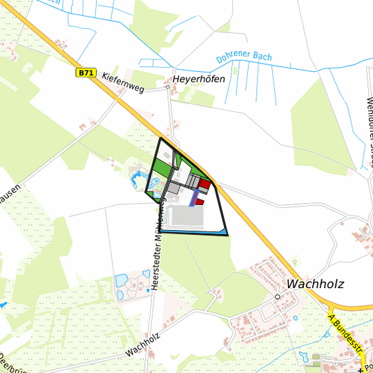 Detaildarstellung der gesuchten Gewerbefläche