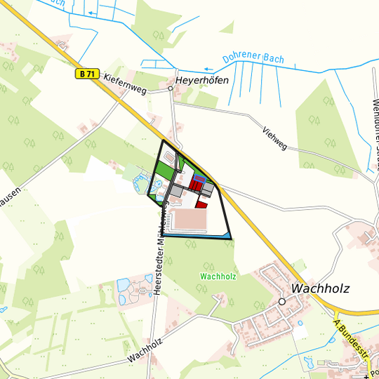 Detaildarstellung der gesuchten Gewerbefläche