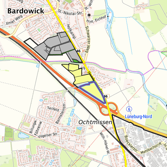 Detaildarstellung der gesuchten Gewerbefläche