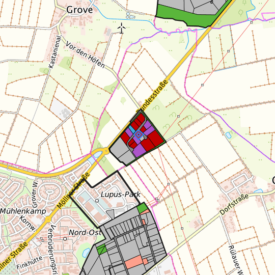 Detaildarstellung der gesuchten Gewerbefläche