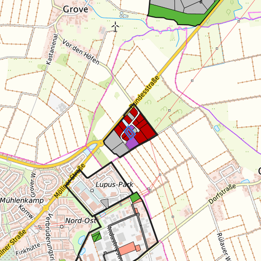 Detailed view of the requested site