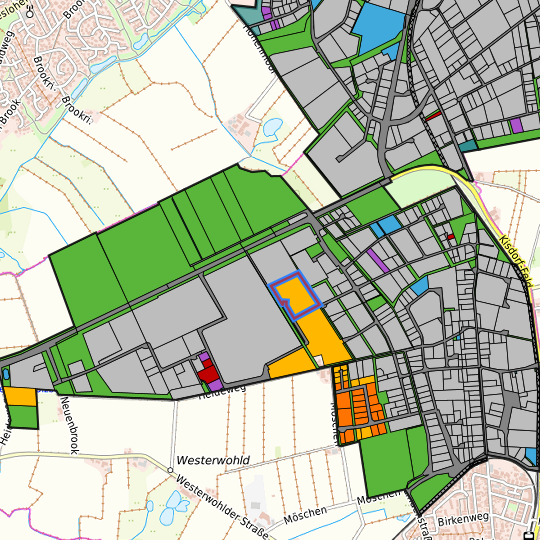 Detaildarstellung der gesuchten Gewerbefläche
