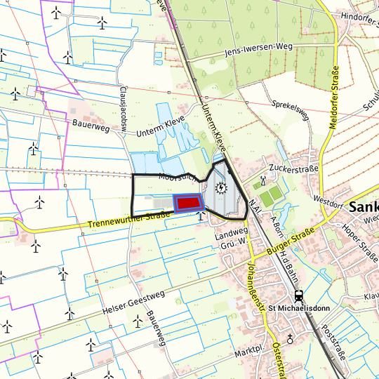 Detaildarstellung der gesuchten Gewerbefläche