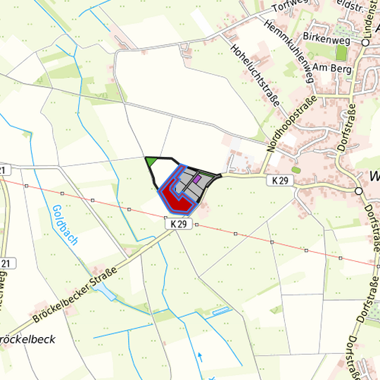 Detaildarstellung der gesuchten Gewerbefläche
