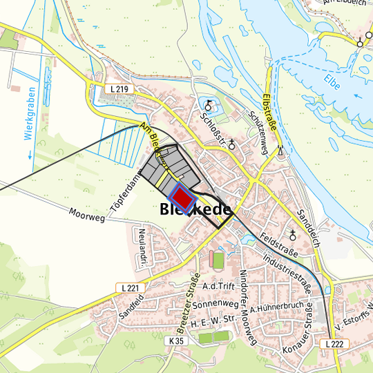 Detaildarstellung der gesuchten Gewerbefläche