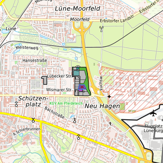 Detaildarstellung der gesuchten Gewerbefläche