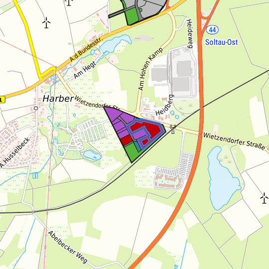 Detaildarstellung der gesuchten Gewerbefläche
