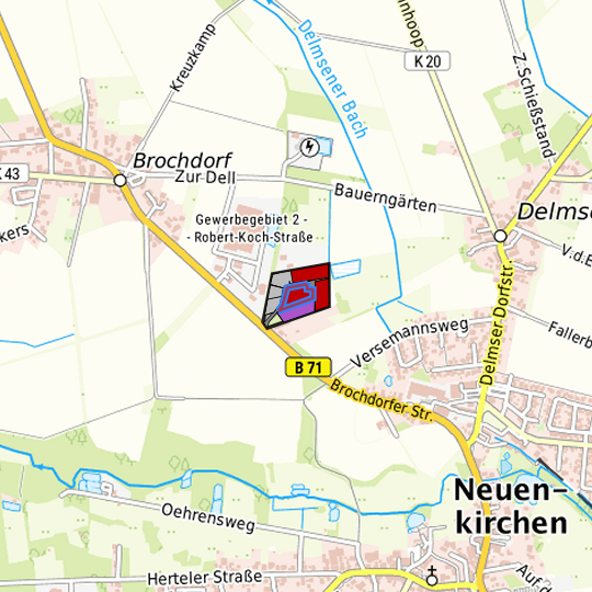 Detaildarstellung der gesuchten Gewerbefläche