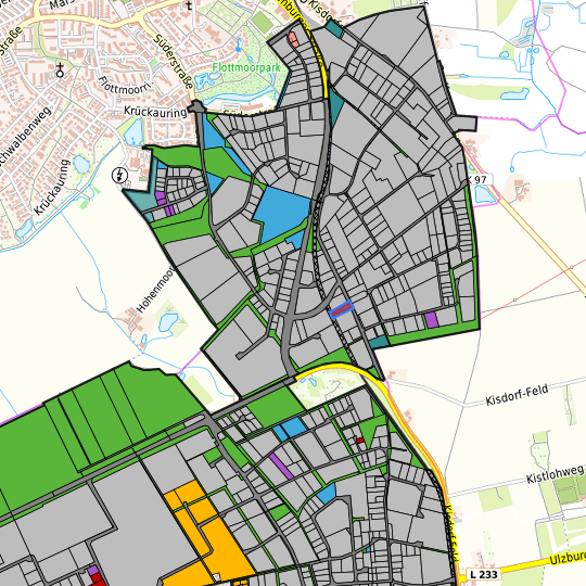 Detaildarstellung der gesuchten Gewerbefläche
