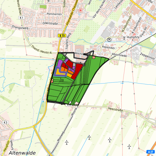 Detaildarstellung der gesuchten Gewerbefläche