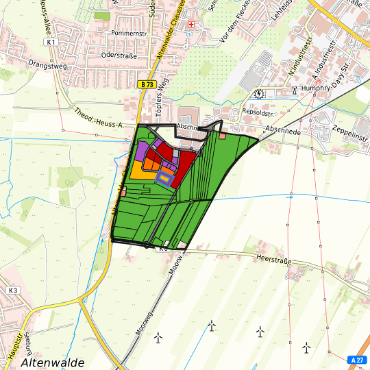 Detaildarstellung der gesuchten Gewerbefläche