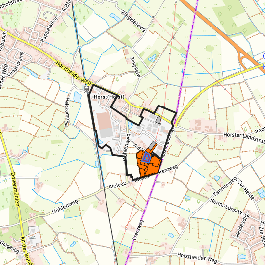 Detaildarstellung der gesuchten Gewerbefläche