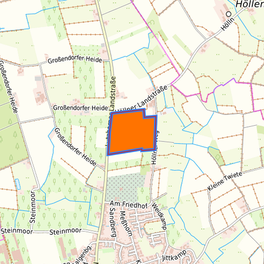 Detaildarstellung der gesuchten Gewerbefläche