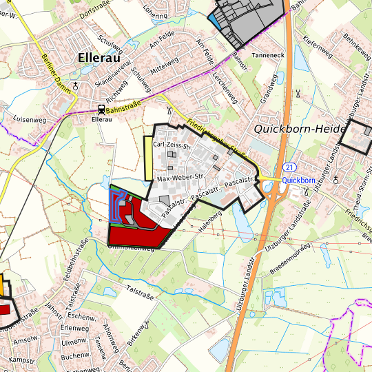 Detaildarstellung der gesuchten Gewerbefläche