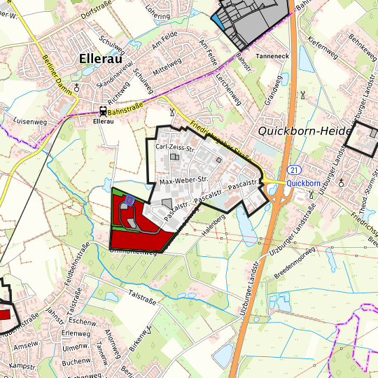Detaildarstellung der gesuchten Gewerbefläche