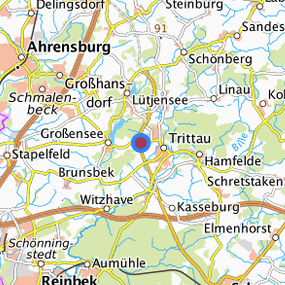 Location in the requested region 