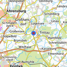 Location in the requested region 