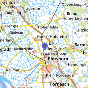 Lage in der gesuchten Region 