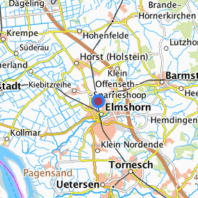 Location in the requested region 