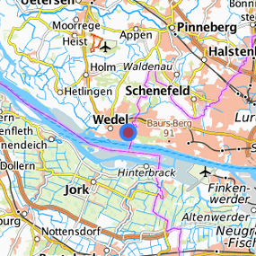 Location in the requested region 