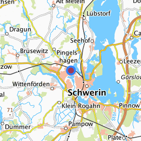 Lage in der gesuchten Region 