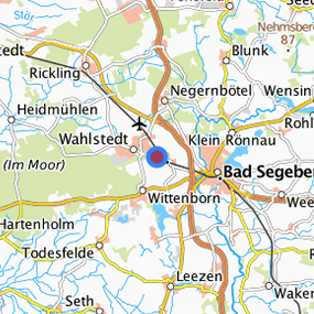 Lage in der gesuchten Region 