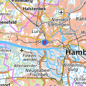 Location in the requested region 